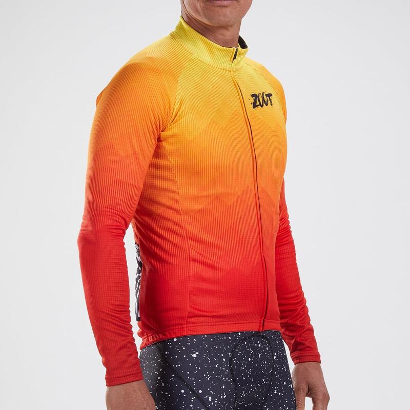 Maillot Ciclismo manga larga Hombre ZOOT LTD KONA ICE Naranja