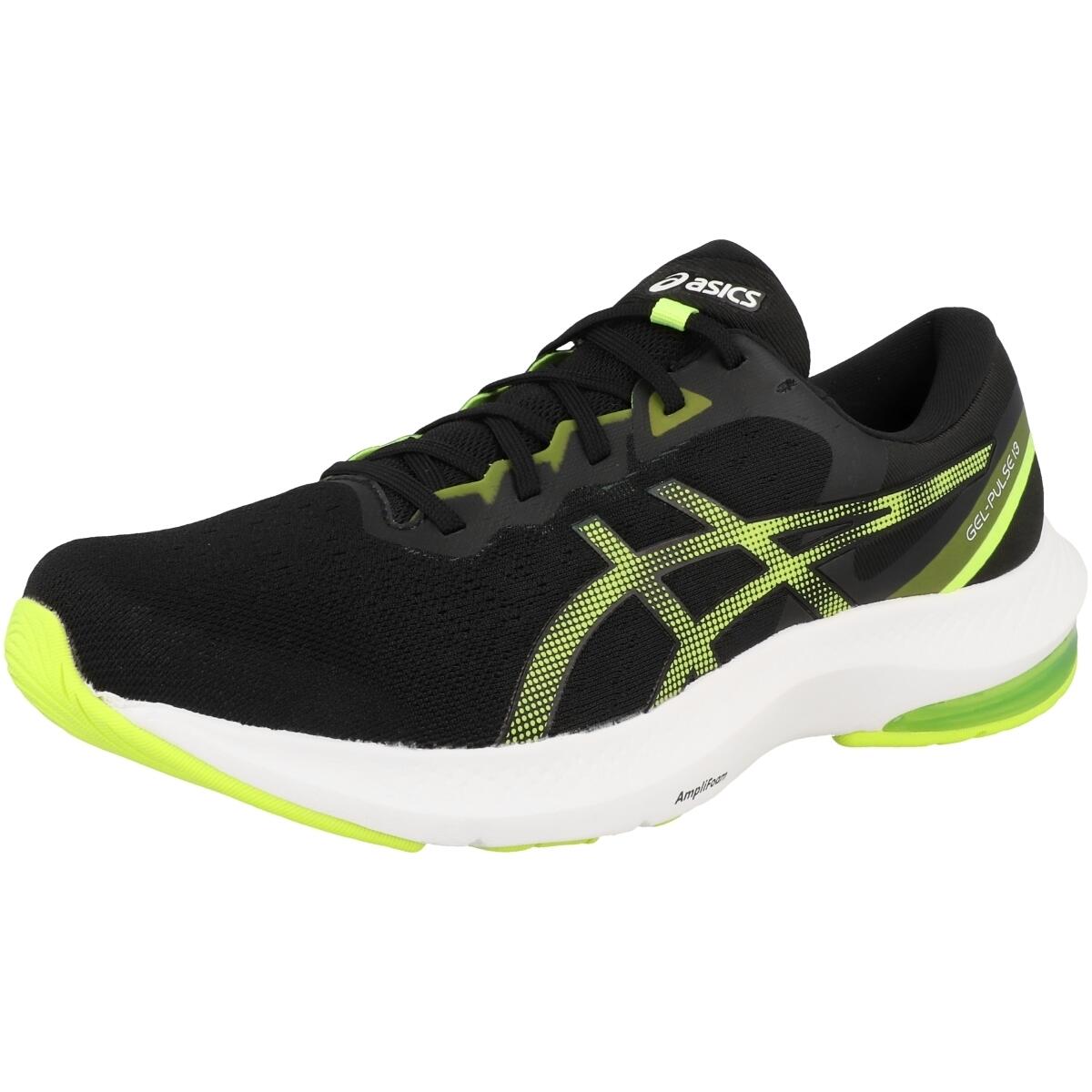 ASICS Mens Gel-Pulse 13 Running Shoes Black/Hazard Green - 10 UK 4/7