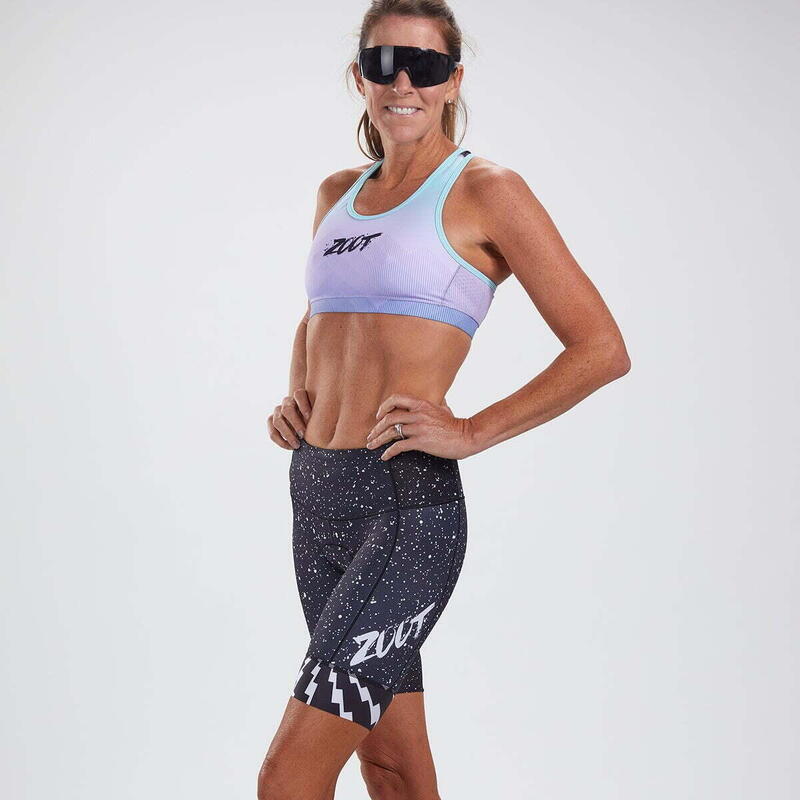 Mujer LTD 6 Inch Pantalones cortos de triatlón de compresión acolchados - Kona