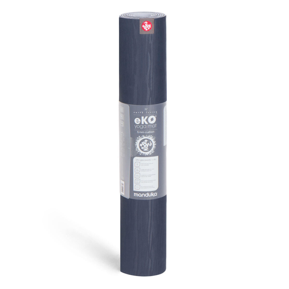 MANDUKA Manduka eKO 71" Standard 5mm Yoga Mat - Midnight (Two Tone)