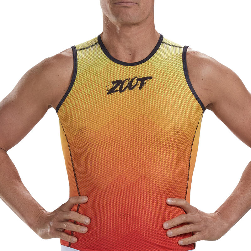 Camiseta interior Ciclismo sin Hombre ZOOT LTD KONA ICE Naranja | Decathlon