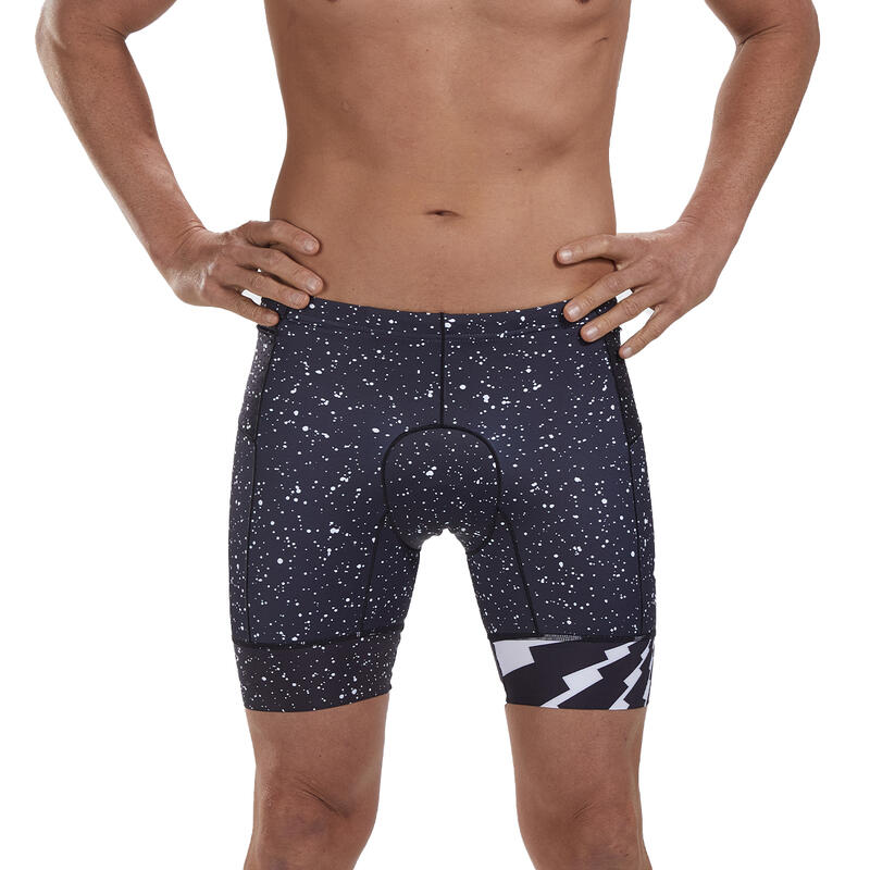 Hombre LTD 9 Inch Pantalones cortos de compresión para triatlón acolchados -