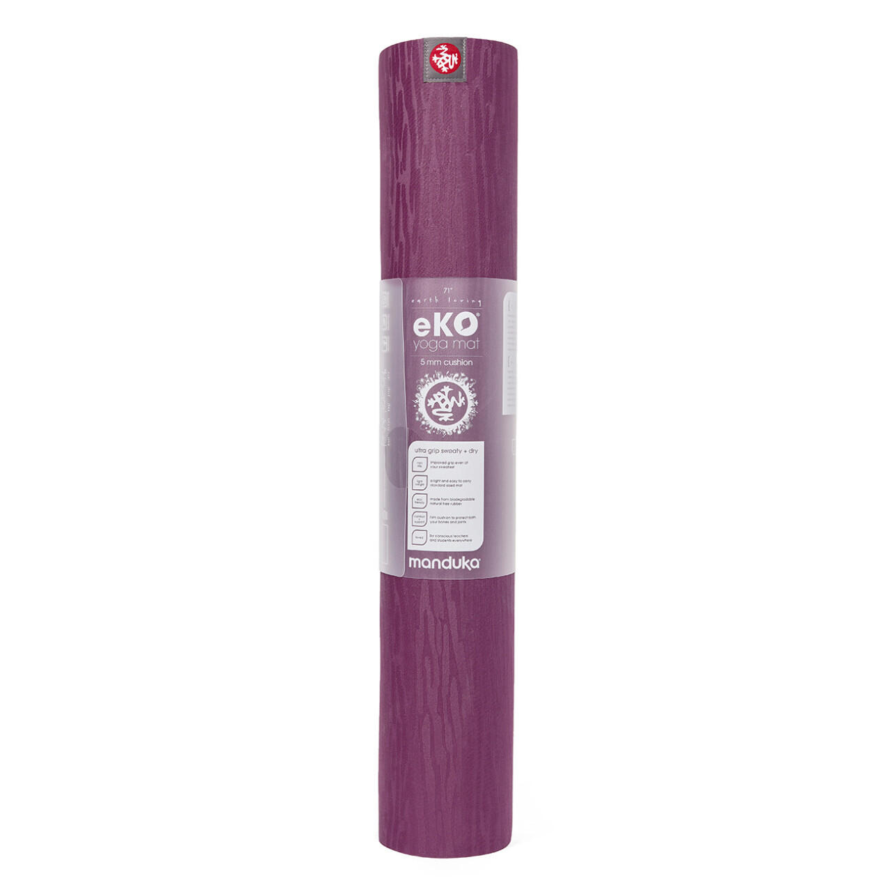 Manduka eKO 71" Standard 5mm Yoga Mat - Acai Midnight 1/4