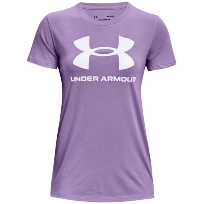 T-shirt Under Armour Sportstyle Graphic, Violet, Femmes
