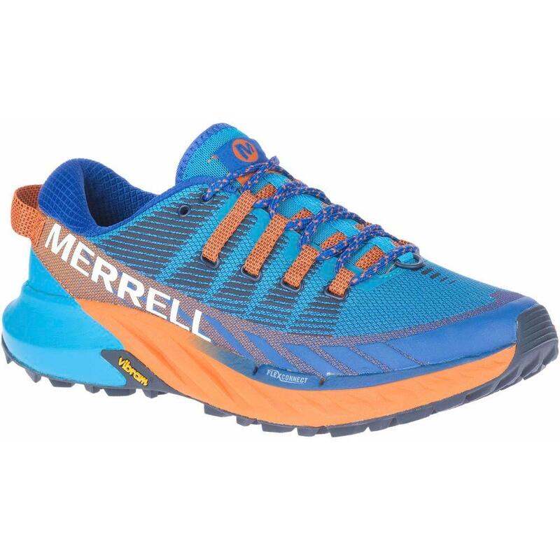 Merrell Agility Peak 4 Trail, Homme, Trail, chaussures de running, bleu