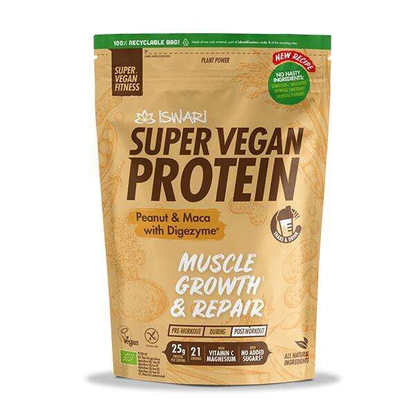 Super Vegan Protein Cacahuète & Maca avec DIGEZYME®