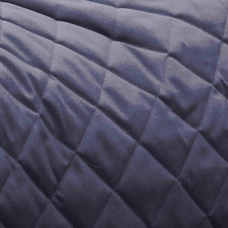 Couverture épaisse matelassée et couvrecou amovible COMFITEC Cheval (Gris/ bleu