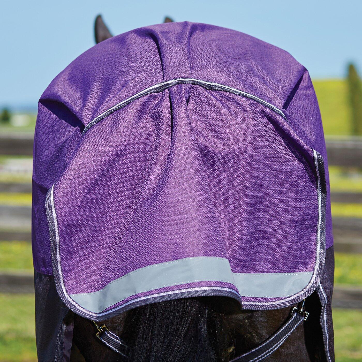 Comfitec Lite Plus Dynamic DetachANeck Turnout Rug (Purple/Black) 2/4