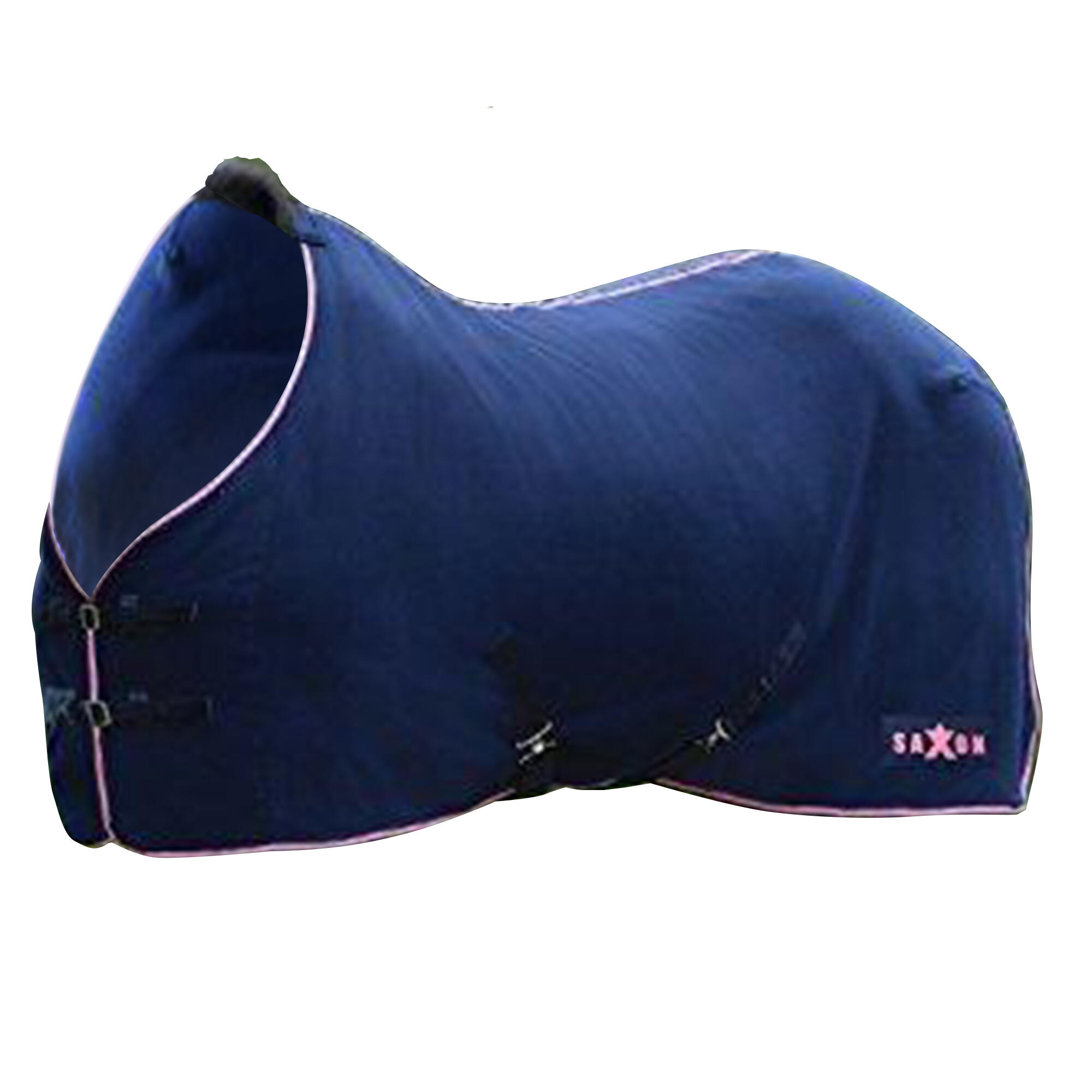 SAXON Element Standard Neck Polar Fleece Rug (Navy/Pink)