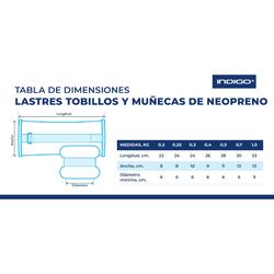 Lastres de muñeca y tobillos 0,5 Kg — Bodytone