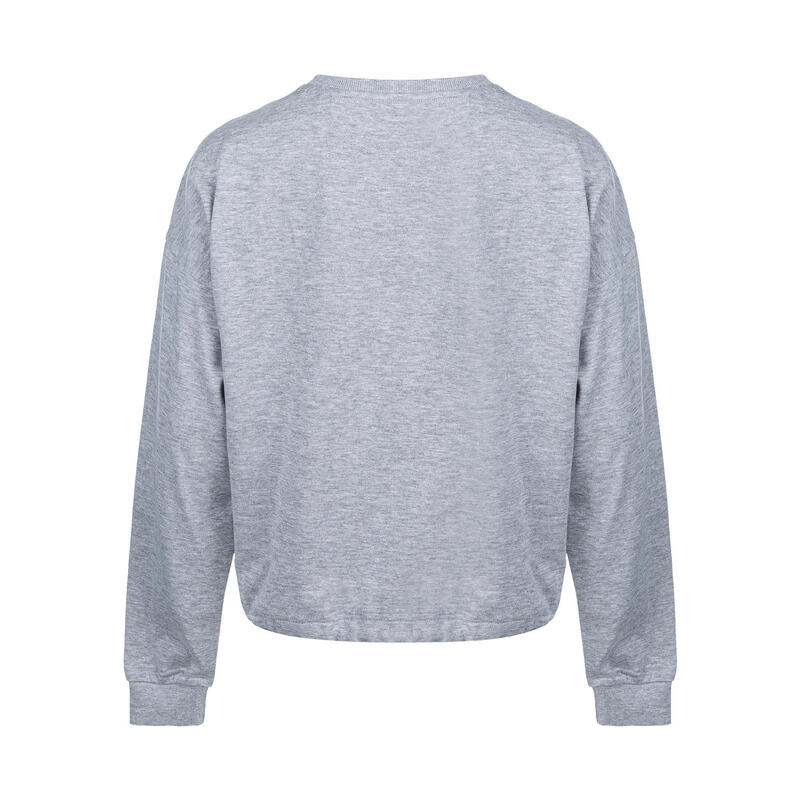 Sweatshirt Aininie Fitness/Gym Light Grey Melange ENDURANCE