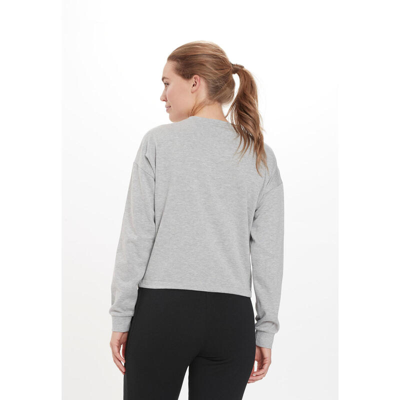 Sweatshirt Aininie Fitness/Gym Light Grey Melange ENDURANCE