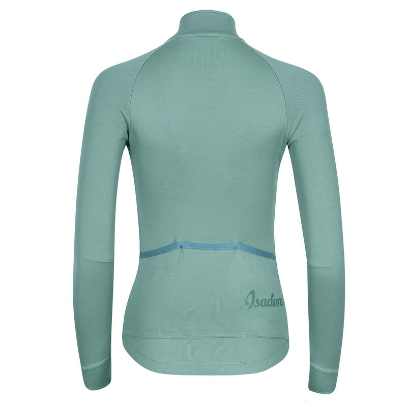 Damen Signature Thermal Langarm Radtrikot Mint