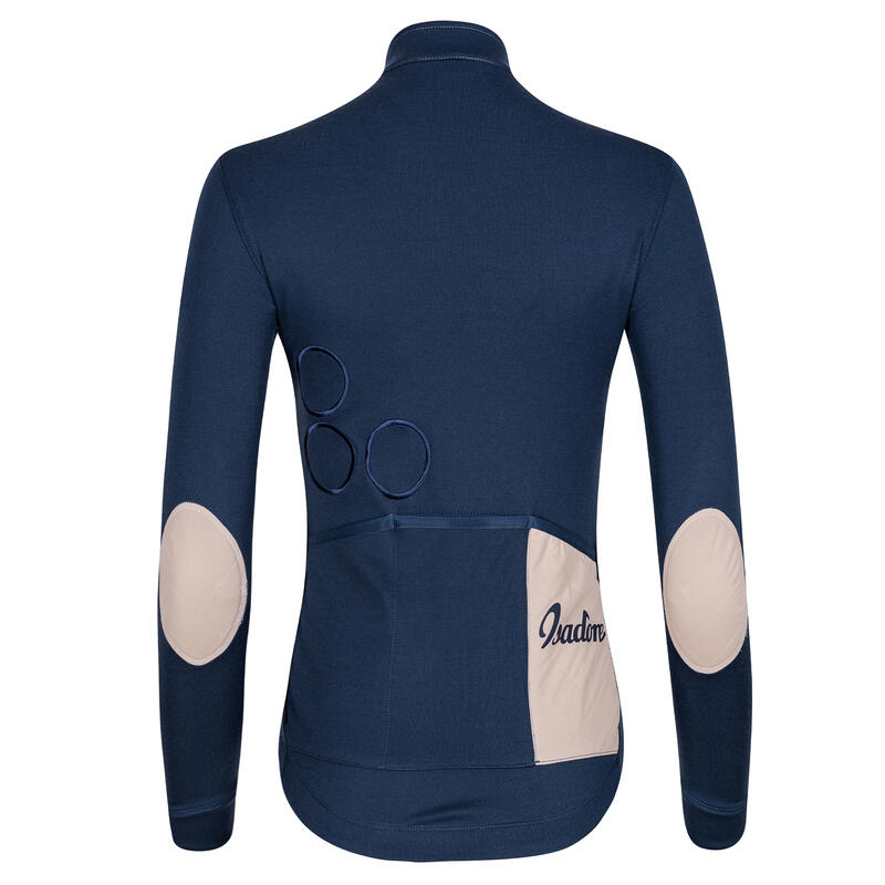 Maillot Signature Shield à manches longues pour femme Indigo Blue