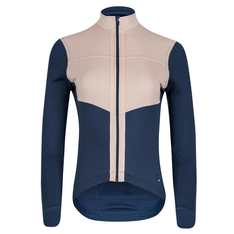 Maillot Signature Shield à manches longues pour femme Indigo Blue