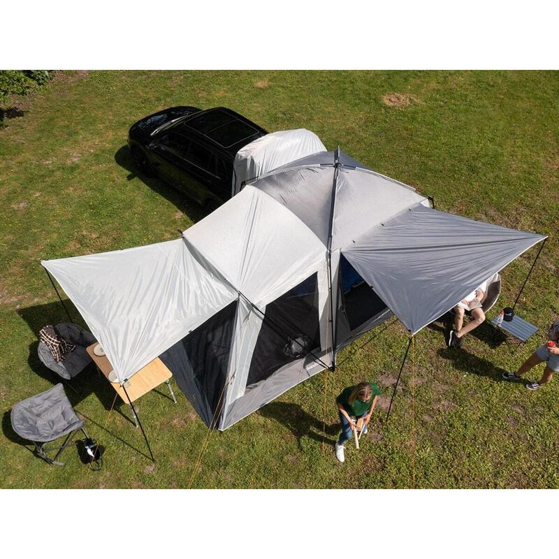 Tenda traseira Pitea XL Cross para 4 pessoas - Tenda de carro autónoma