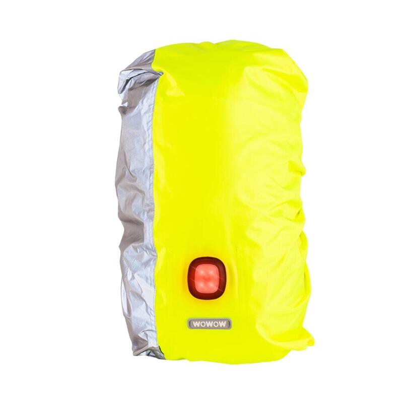 Waterdichte rugzakhoes Bag Cover Aqua met LED  20-25L