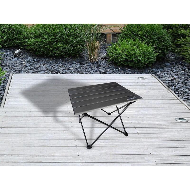 Petite table de camping Ruka - Pliable - Aluminium - Sac de Transport (S)