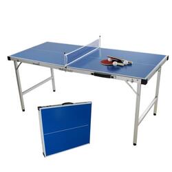 Mesa de ténis de mesa para crianças - Mesa de ténis de mesa - Rede, tacos,  bolas