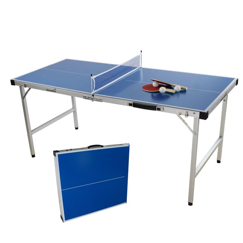 Table de ping-pong enfants - Pliable – Portable - Raquettes - Filet - Balles