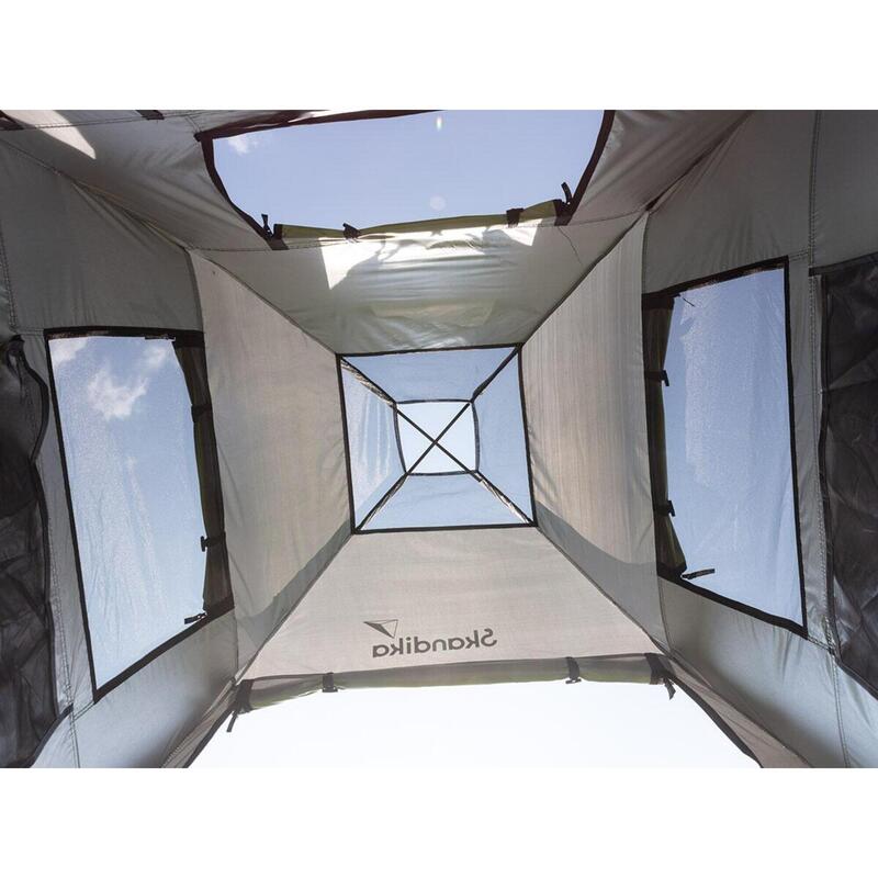 Tente cabine de douche – 230 cm de hauteur- avec fenêtres occultables