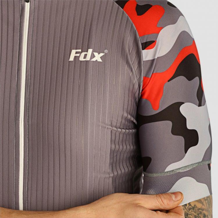 Koszulka rowerowa FDX Camo, Oddychająca