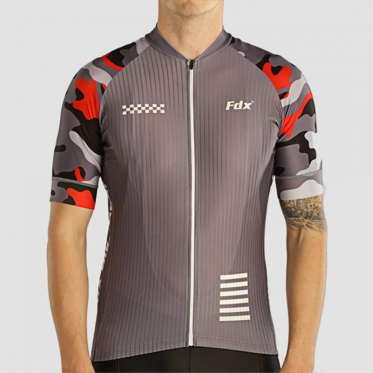 Koszulka rowerowa FDX Camo, Oddychająca