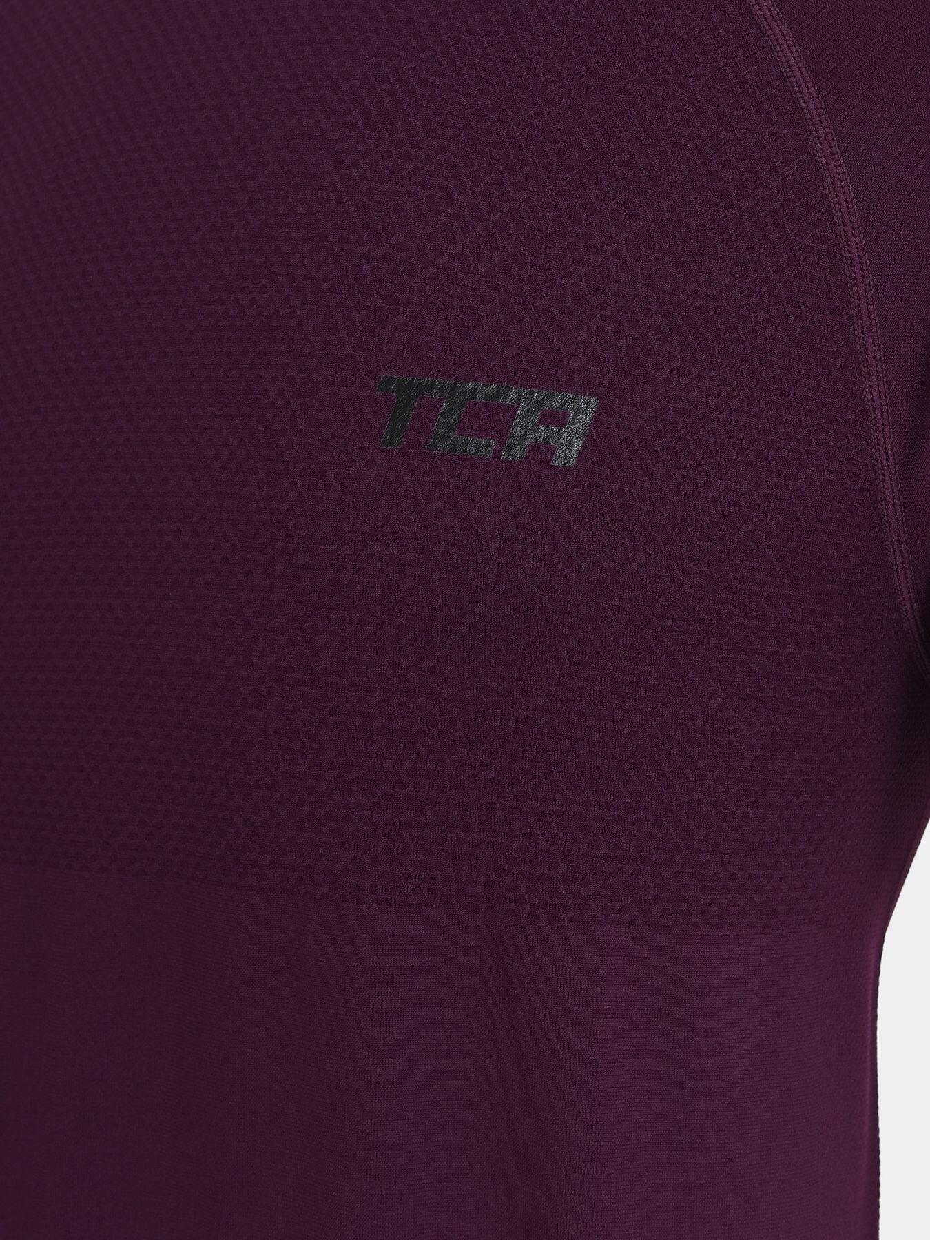 Men's Superknit Breathable Running Gym T-Shirt - Purple 4/5