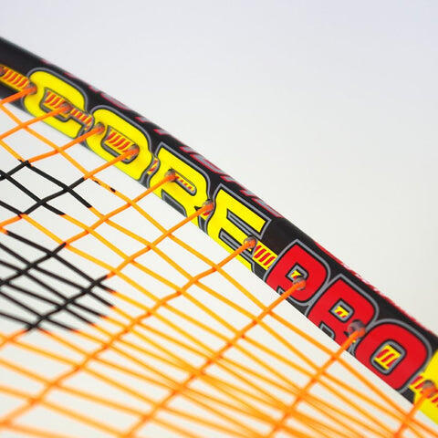 CORE-Pro Erwachsene Squashschläger - Gelb/Schwarz