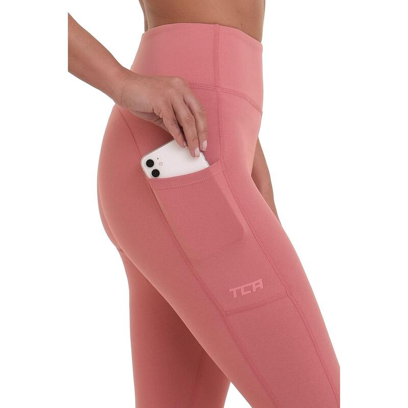 Mesdames Equilibrium Run / Yoga Capri Legging avec sac latéral