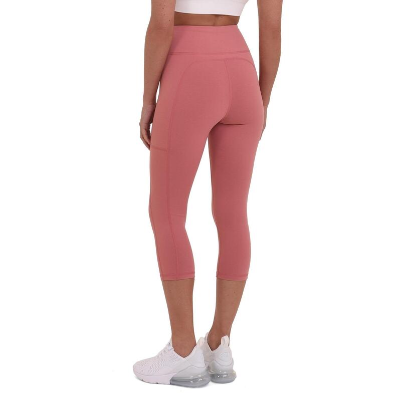 Mesdames Equilibrium Run / Yoga Capri Legging avec sac latéral