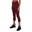 Women's Equilibrium Capri Leggings with Side Pocket - Cabernet