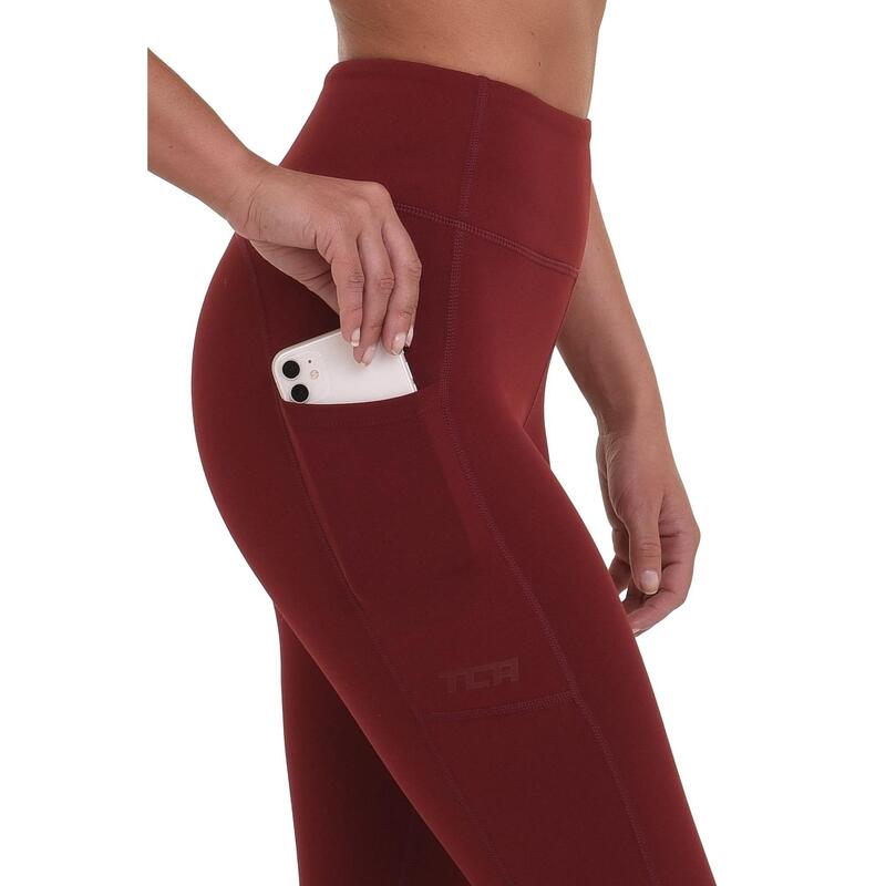 TCA Ladibrium Run / Yoga Capri Legging mit Seitenbeutel