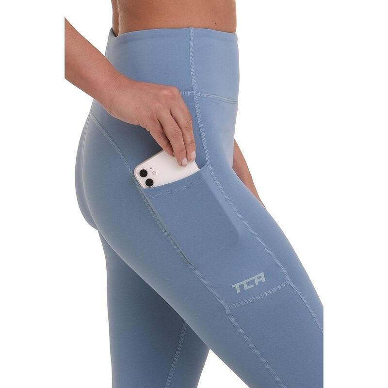 Mesdames Equilibrium Run / Yoga Capri Legging avec sac latéral