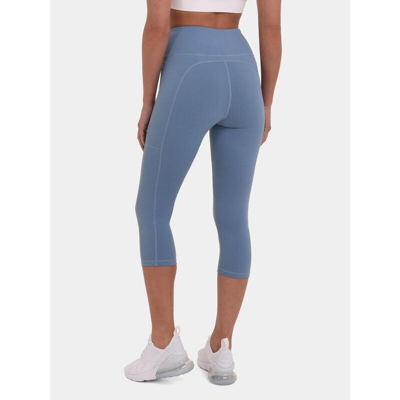 Mesdames Equilibrium Run / Yoga Capri Legging avec sac latéral