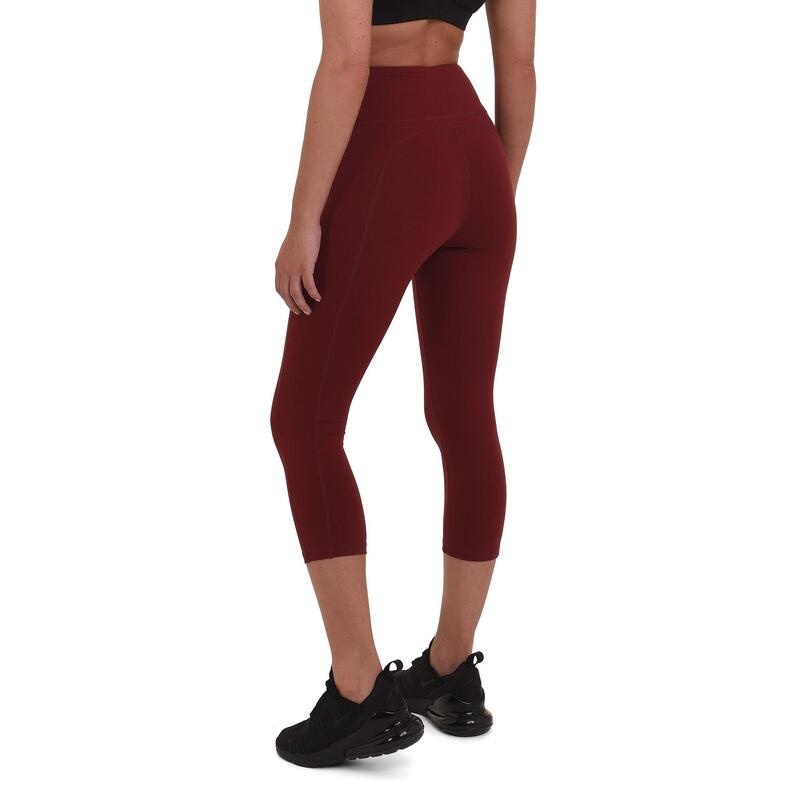 Mesdames Equilibrium Run / Yoga Capri Legging avec sac latéral