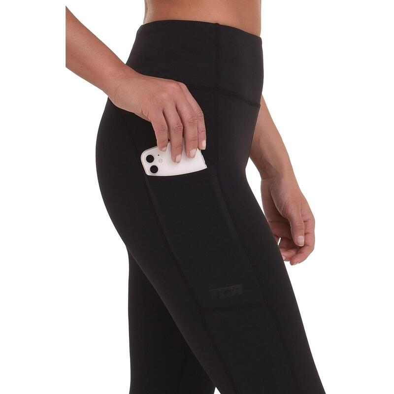 TCA Ladibrium Run / Yoga Capri Legging mit Seitenbeutel