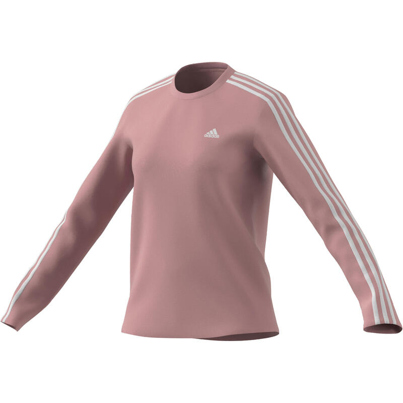 Bluza femei adidas Essentials 3-Stripes, Roz