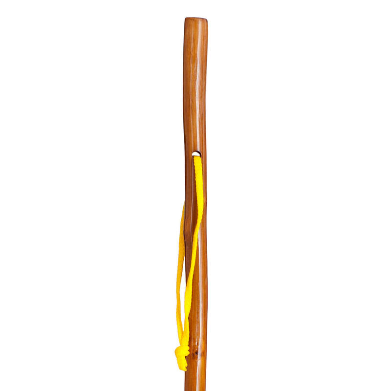 Bastón de senderismo madera natural de castaño 125cm