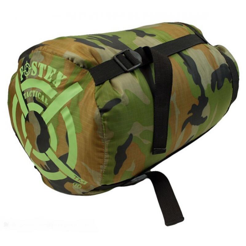 Mumienschlafsack Tactical Sniper 230 cm - Camouflage Woodland - Erwachsene