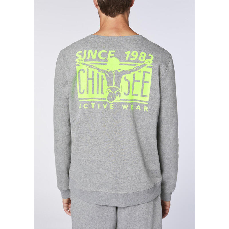 Sweatshirt im Label-Look