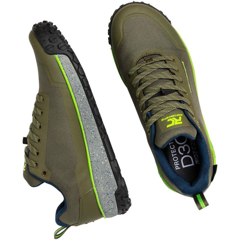 Chaussures de sport trail mtb homme Tallac Flat vert