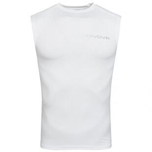 Koszulka piłkarska termoaktywna dla dorosłych Givova Corpus 1 biała