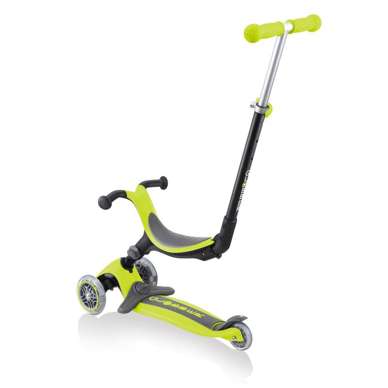 Trotineta Globber Evo 4 in 1, GO UP pliabila, culoare verde