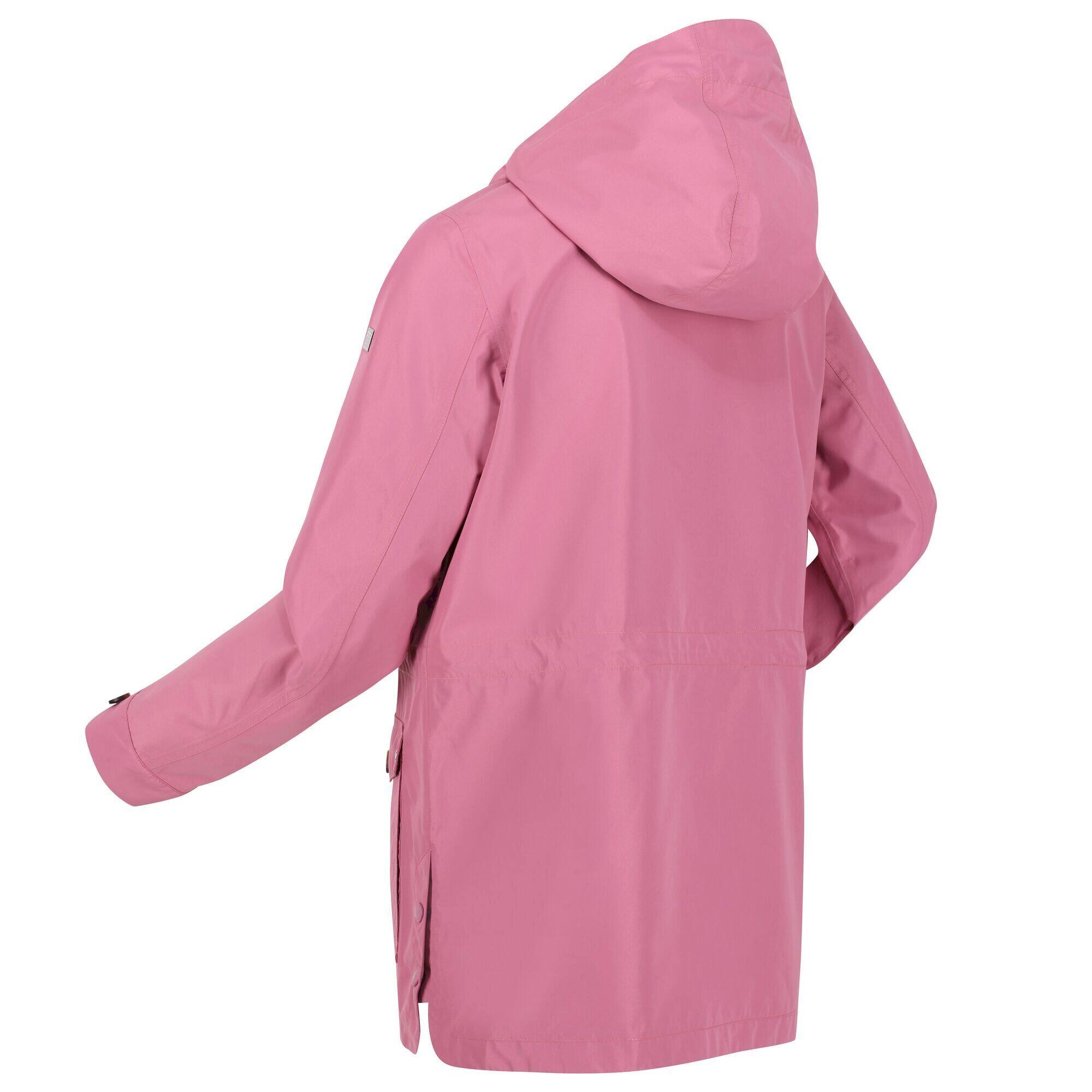 Womens/Ladies Nahla Waterproof Jacket (Heather Rose) 2/5