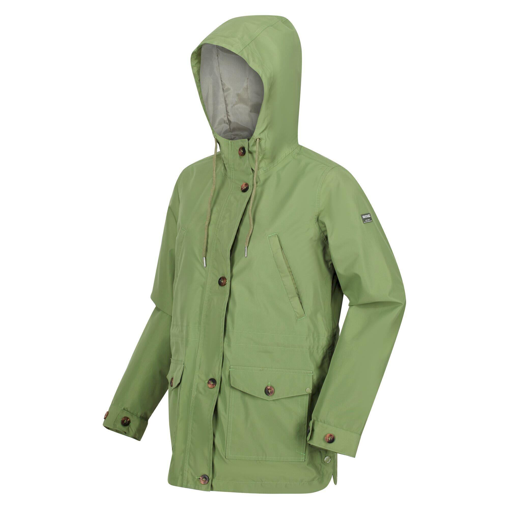 Womens/Ladies Nahla Waterproof Jacket (Green Fields) 4/5