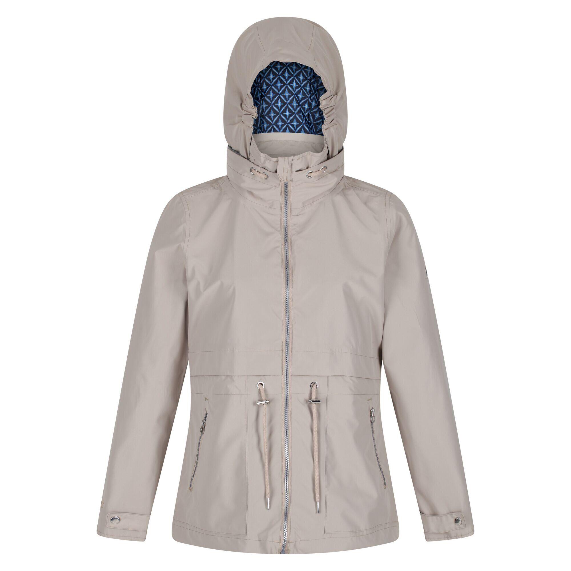 REGATTA Womens/Ladies Nadira Waterproof Jacket (Cobblestone)