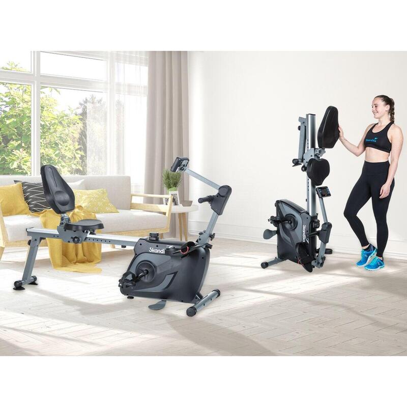 Roei-ergometer Vinur - Traagheid 8 kg - Opvouwbaar - Bluetooth