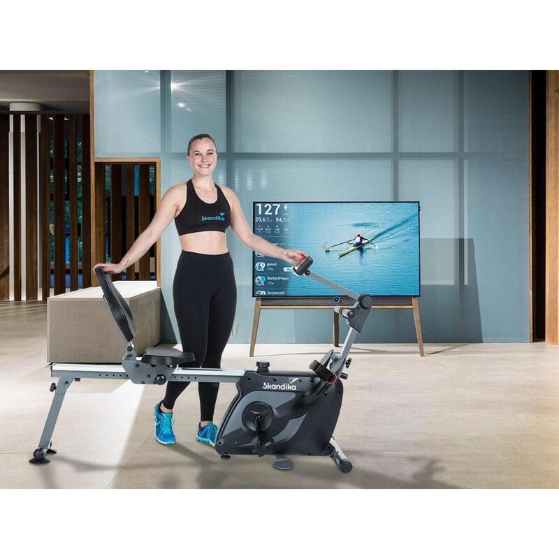 Rudergerät Vinur 3-in-1 - Heimtrainer - klappbar - Multi-Gym - App-kompatibel