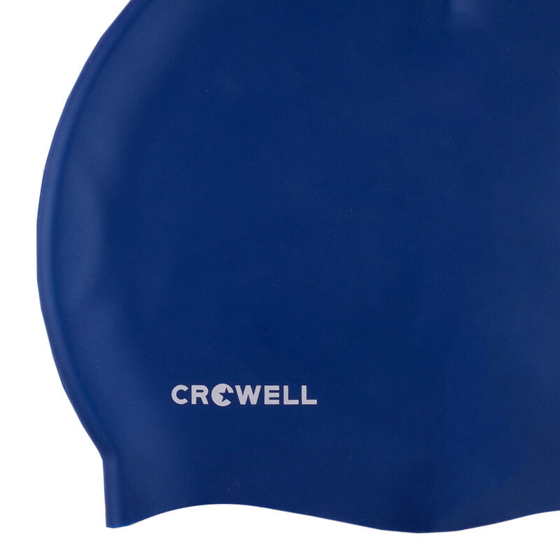 Czepek pływacki silikonowy dla dorosłych Crowell Mono Breeze granatowy